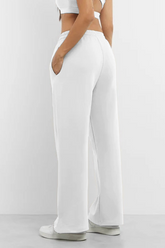 Oversized Wide Leg Jogger - White